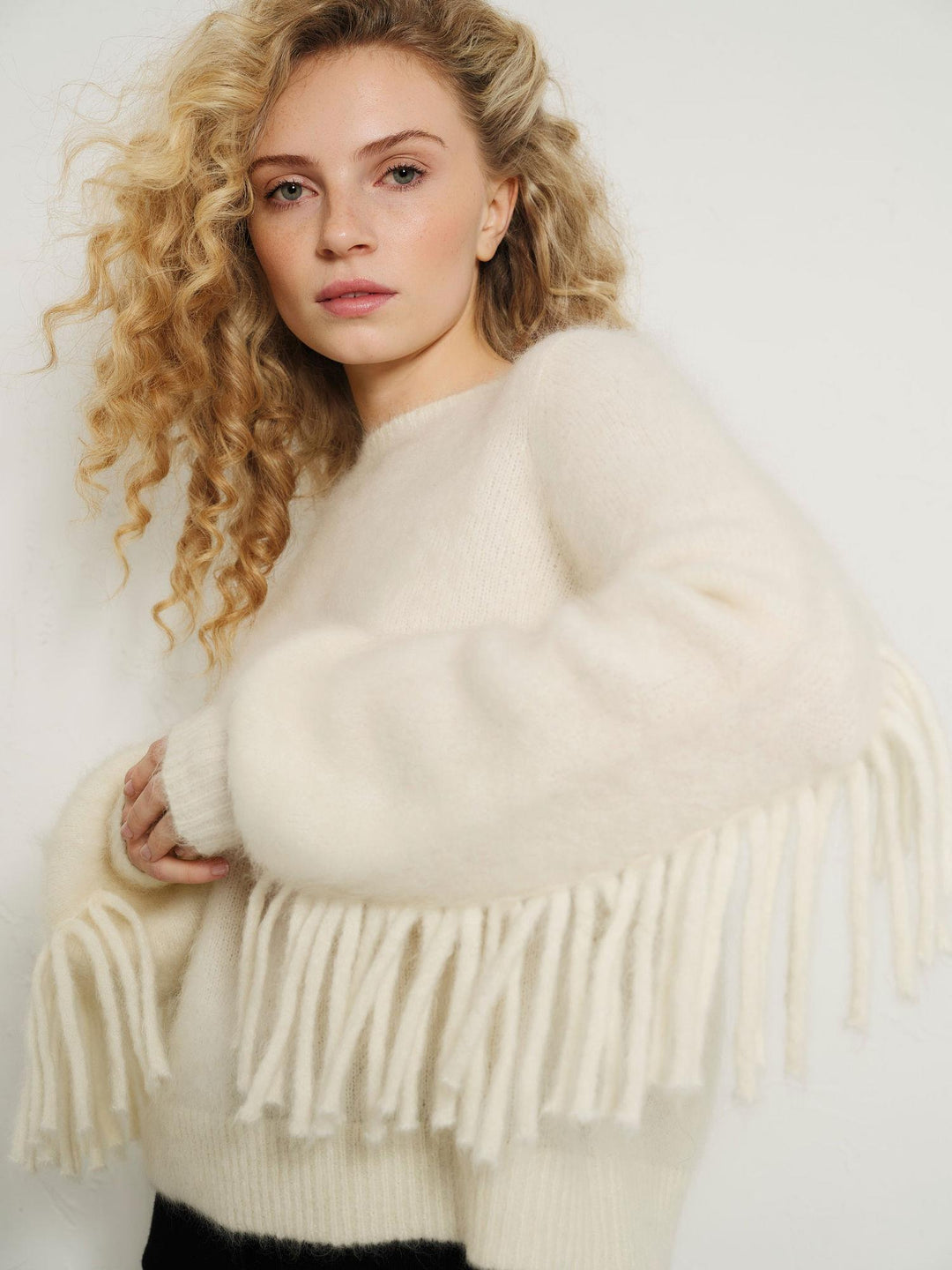 Isabel Chunky Sweater  Bright White