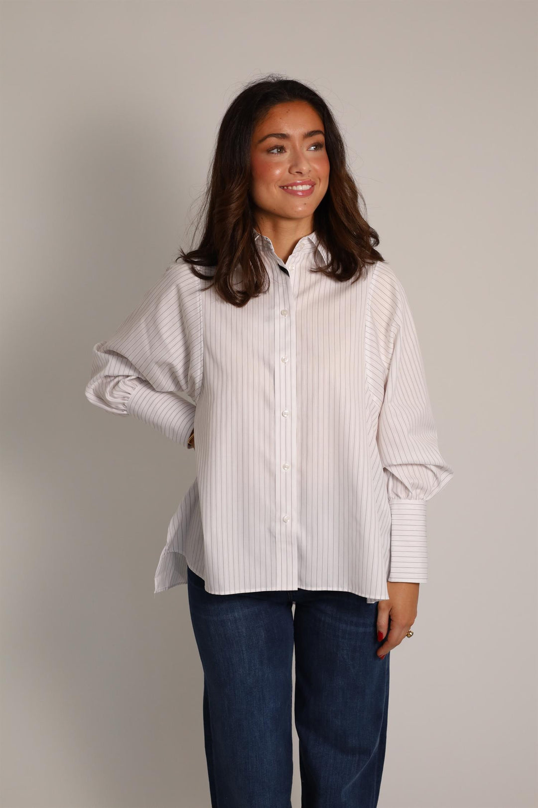 Anne Striped Brown Stripe