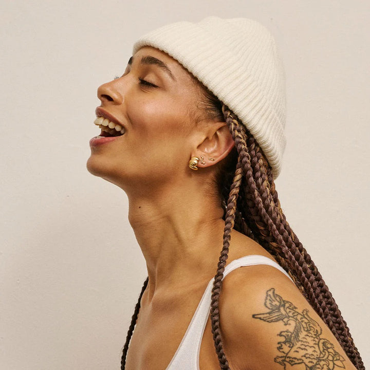 Hoops, Melia Chunky  925S/Gp