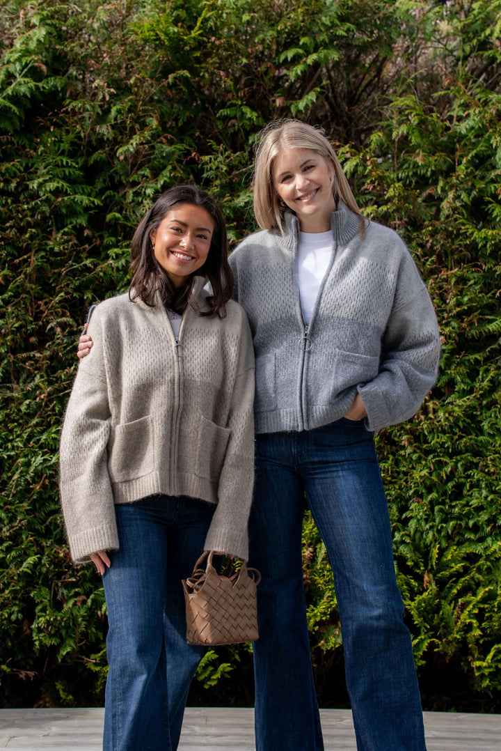 Tine Cardigan  Taupe Mix