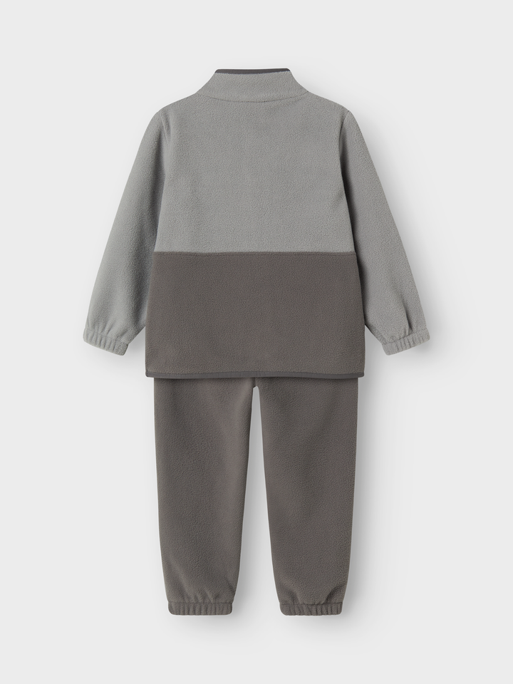 NMMLASPEKTRA FLEECE SET 1FO LIL  Mellomgrå