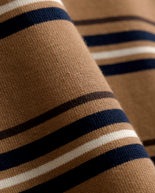 Grit pique sweater  Camel