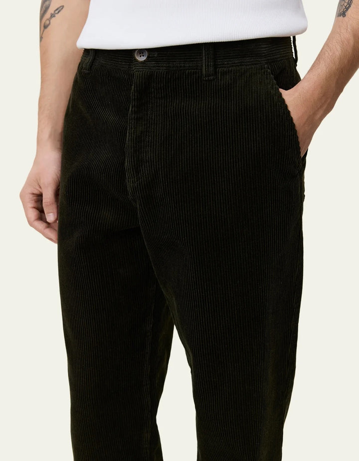 Corduroy Tapered Pants  Rosin Green