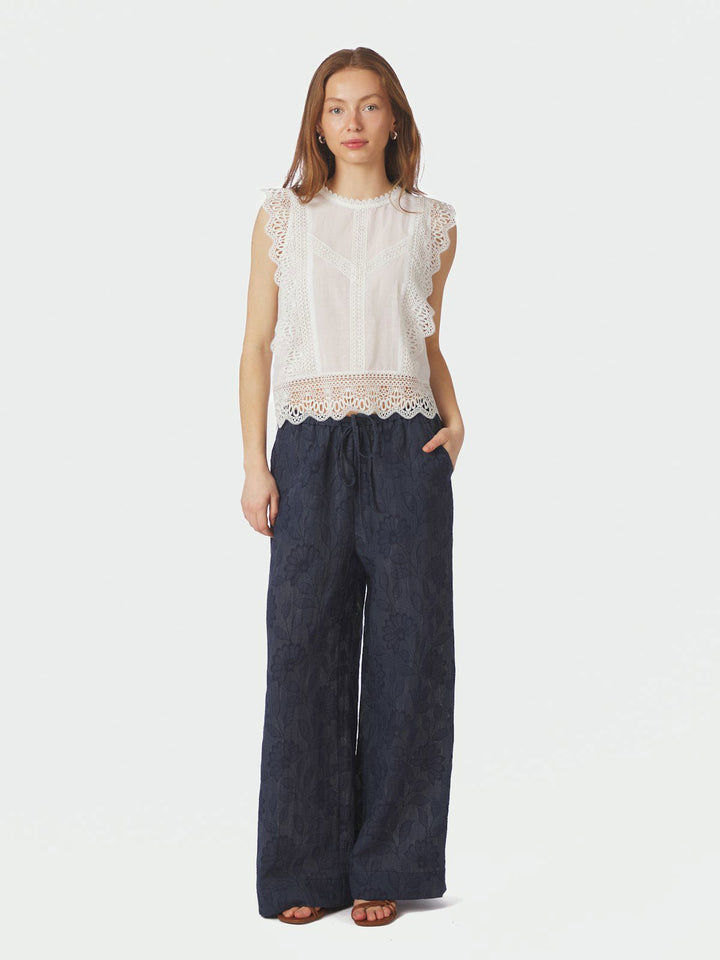 Samia Lace Top  White