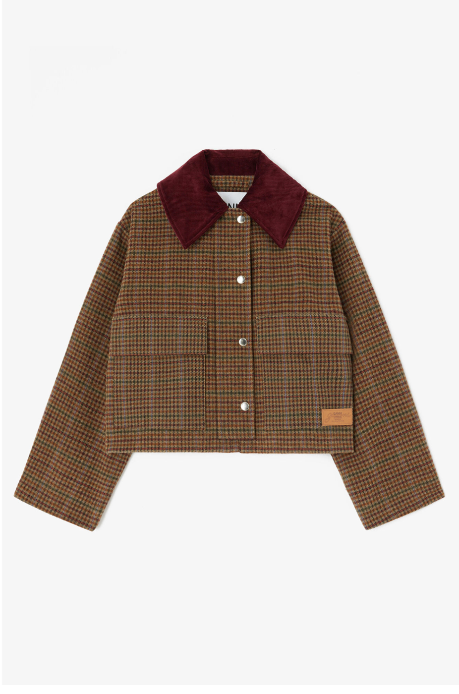 Heavy Check Twill Short Barn Jacket Multicolor 999