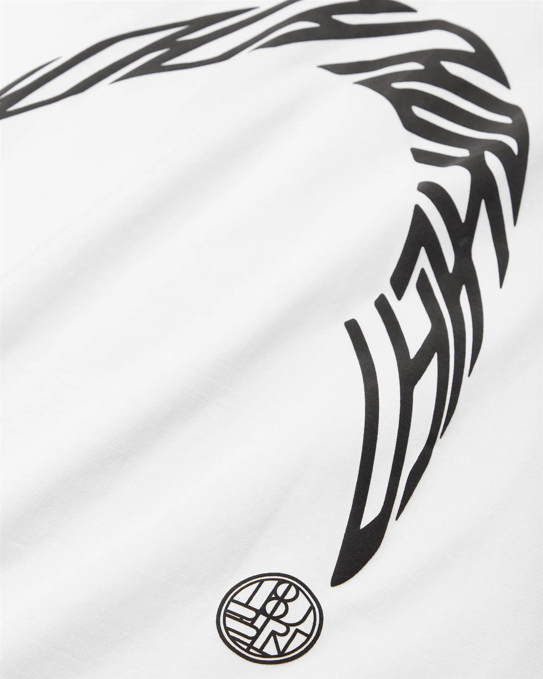 WBBaine Warp Tee  White-Black