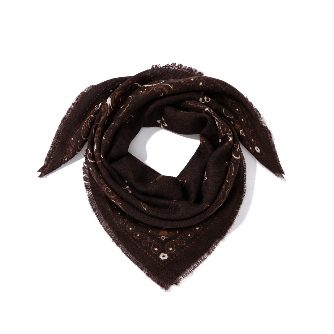 El Paso bandana Mørk Brun