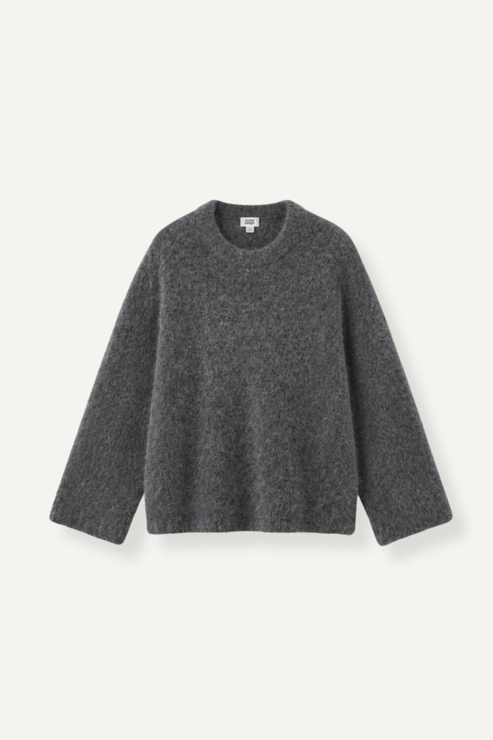 Mireya Knitted Sweater  Dark Grey Melange