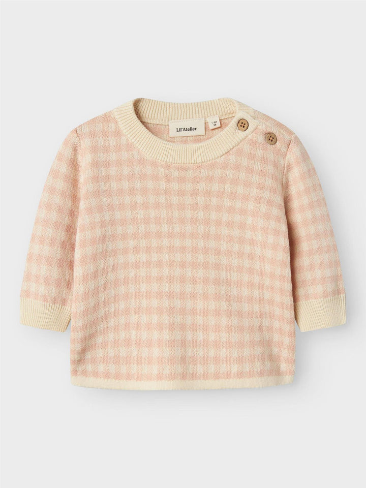 Nbfnadie Ls Loose Knit Lil  Lyserosa