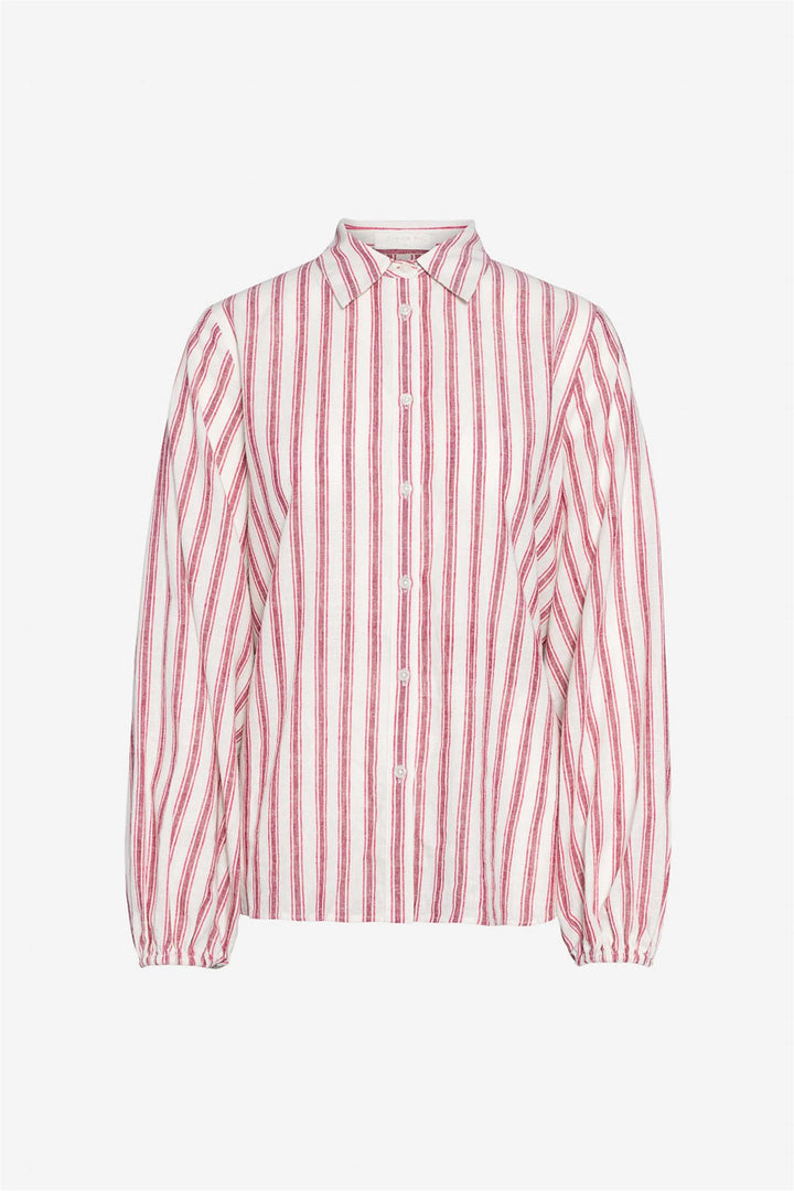 Fable Shirt  Berry Stripe
