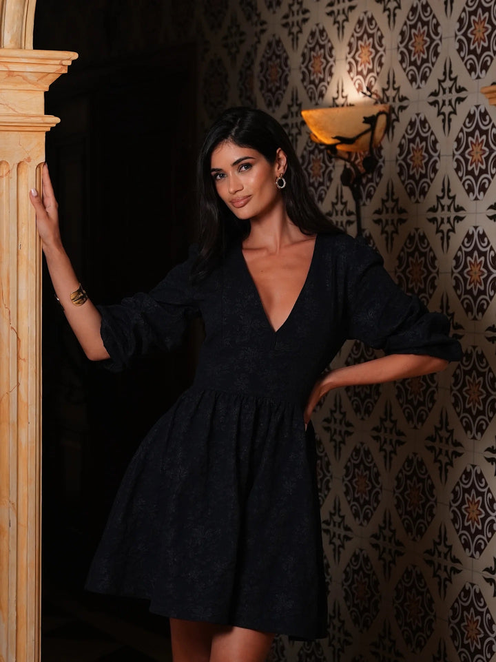 Elois Mini Dress Navy