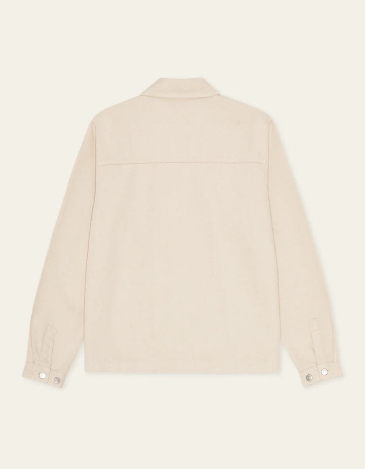 Layton Denim Overshirt  Ivory