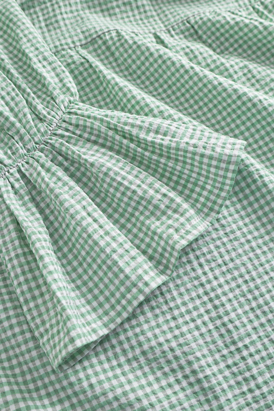 Indiana Dress  Green/ White