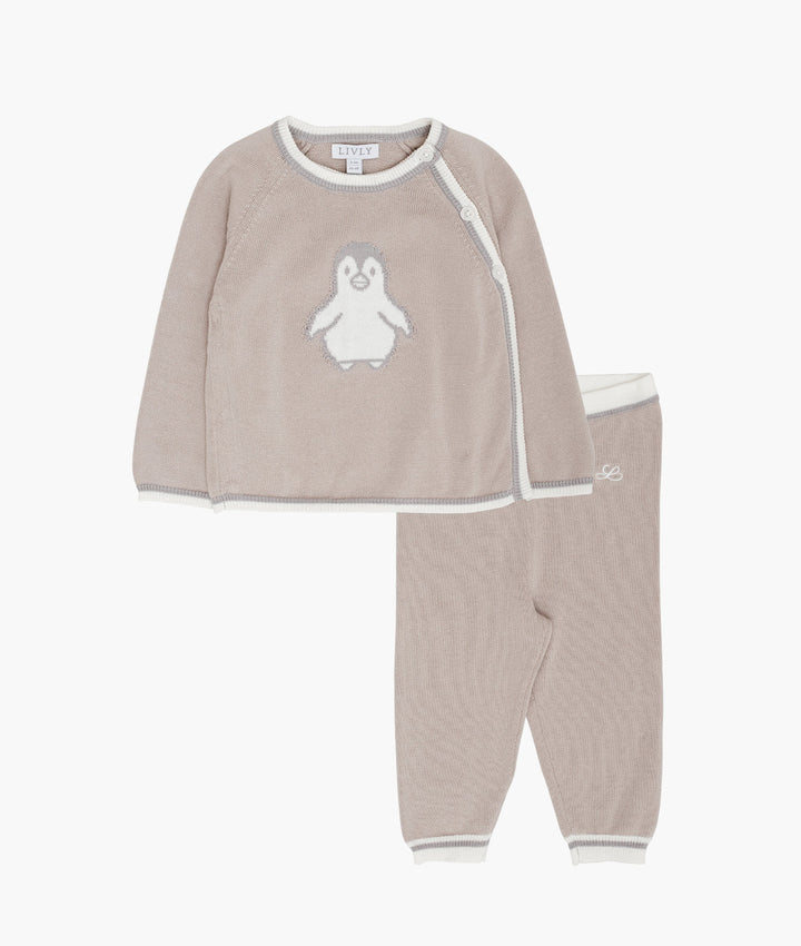 Penguin Envelope Set Beige