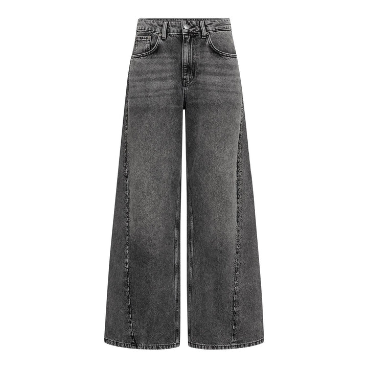 VickyCC Stone Wide Jeans Black