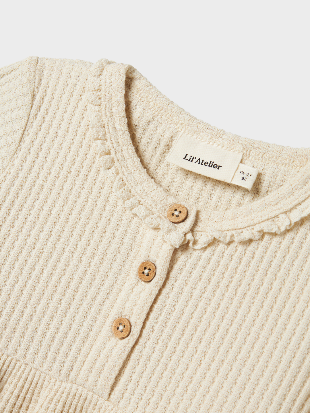 NMFOSANNE LS DRESS LIL  Offwhite