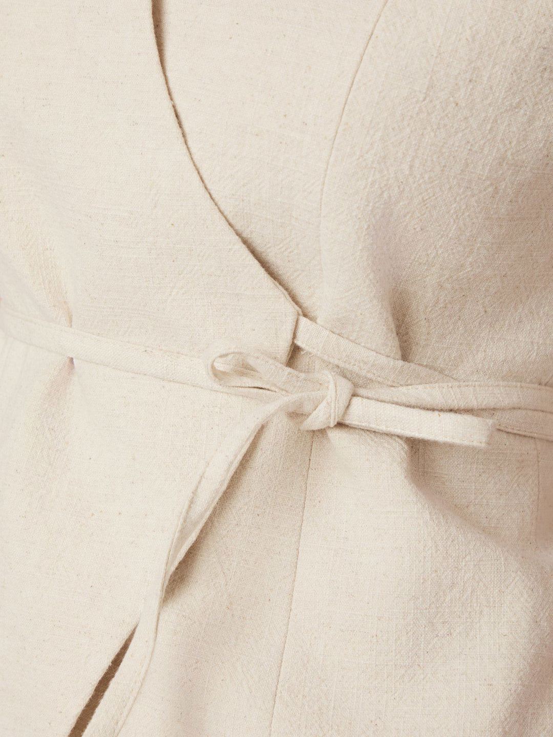 Samara Ramie Waistcoat  Natural