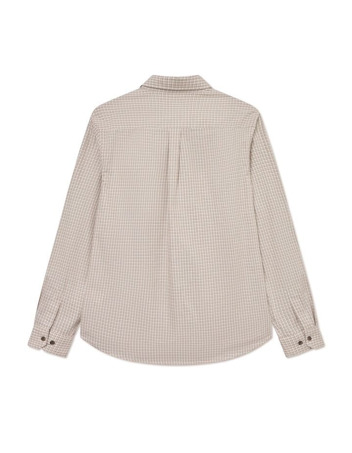 Kash Check Shirt  Ivory