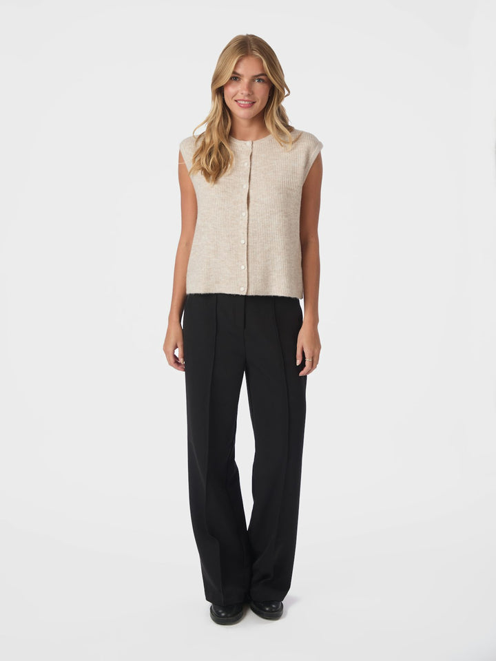 Everest Knit Vest  Sand Melange