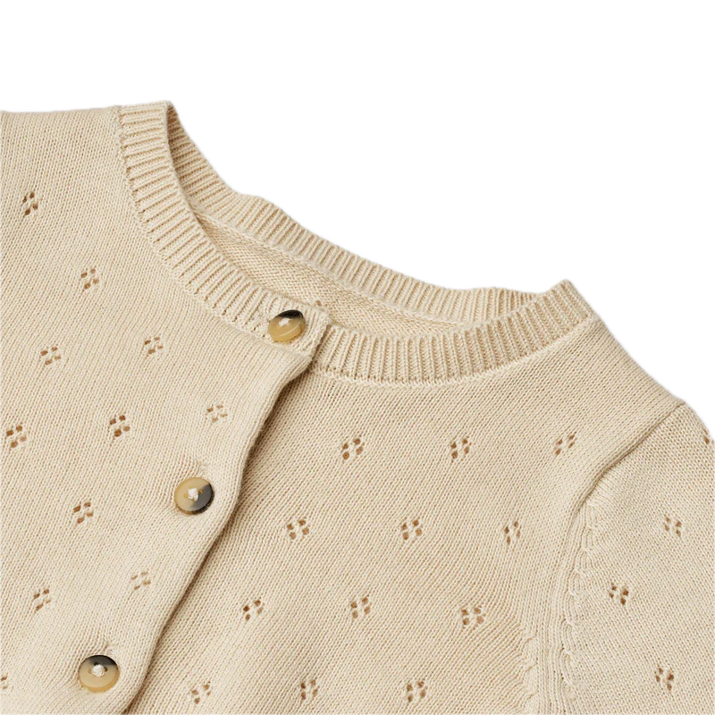 Knit Cardigan Maia  Sandshell
