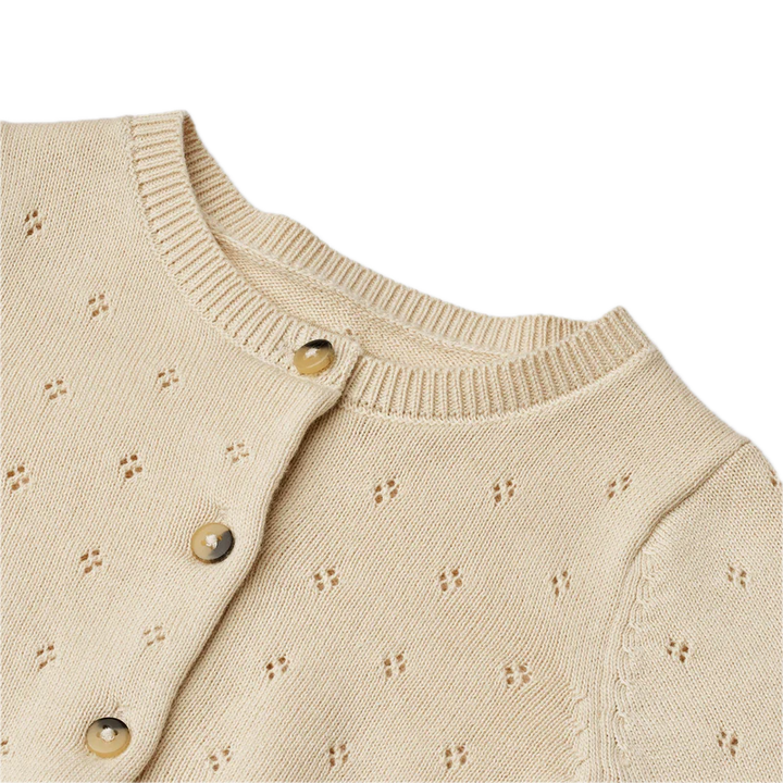 Knit Cardigan Maia  Sandshell