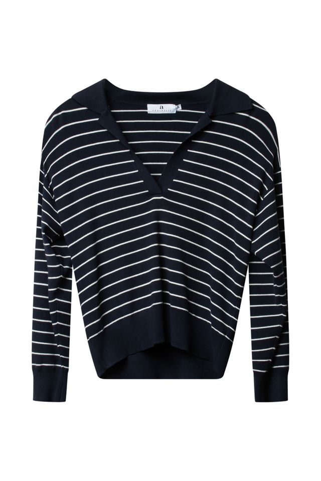 LES Stripe  Dk Navy/Offwhite