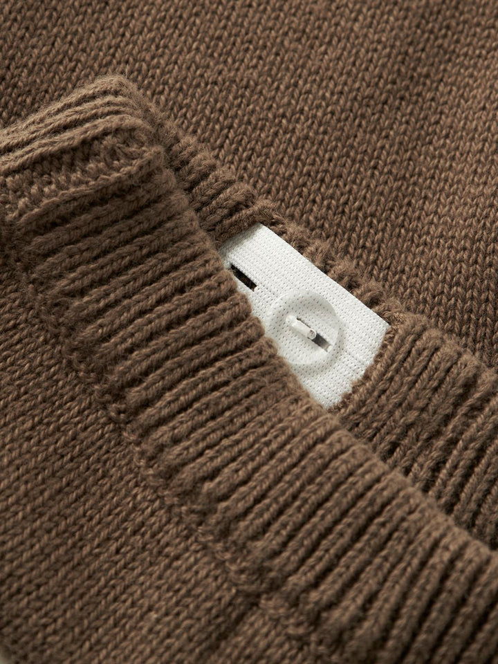 Nobir Loose Knit Pant  Mellombrun
