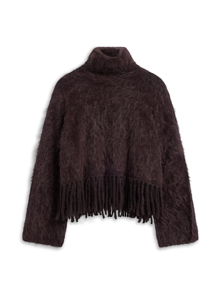 Milena Chunky Sweater  Dark Brown