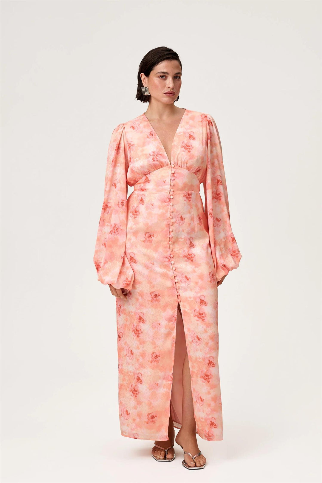 Positano Maxi dress  Peach