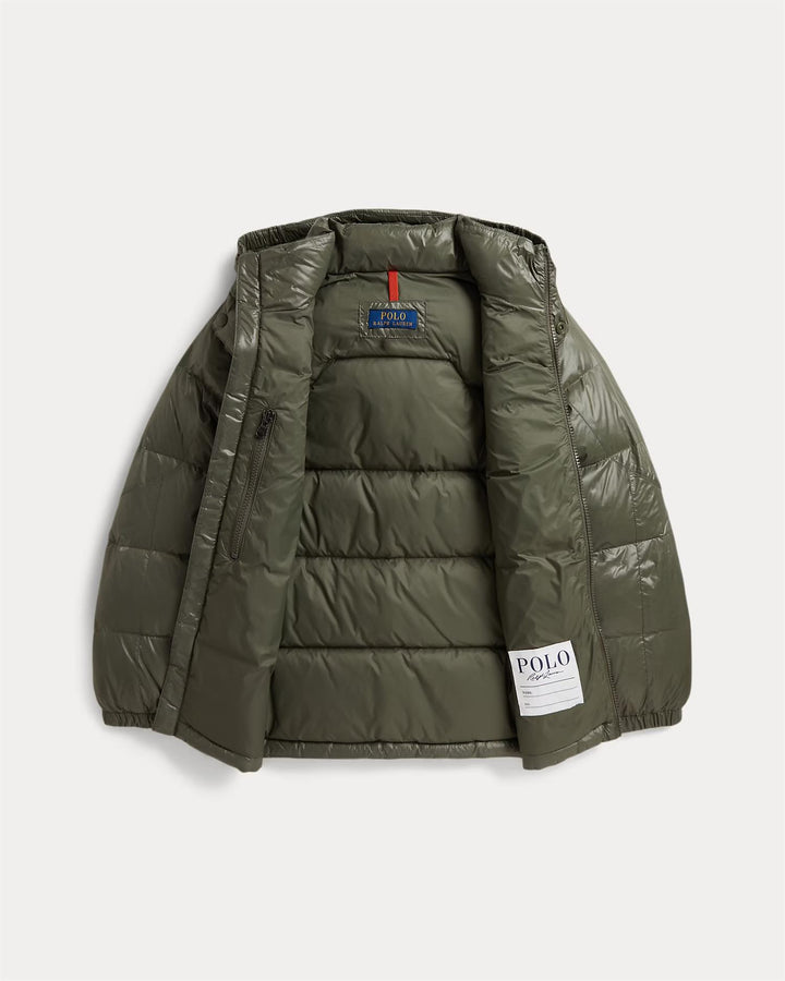 WOVEN-BOMBER-JACKET  Green