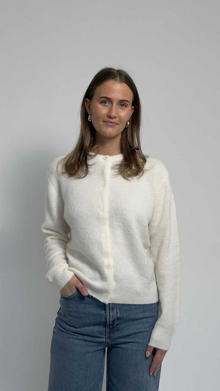 Nor short cardigan 7355  Clear Cream