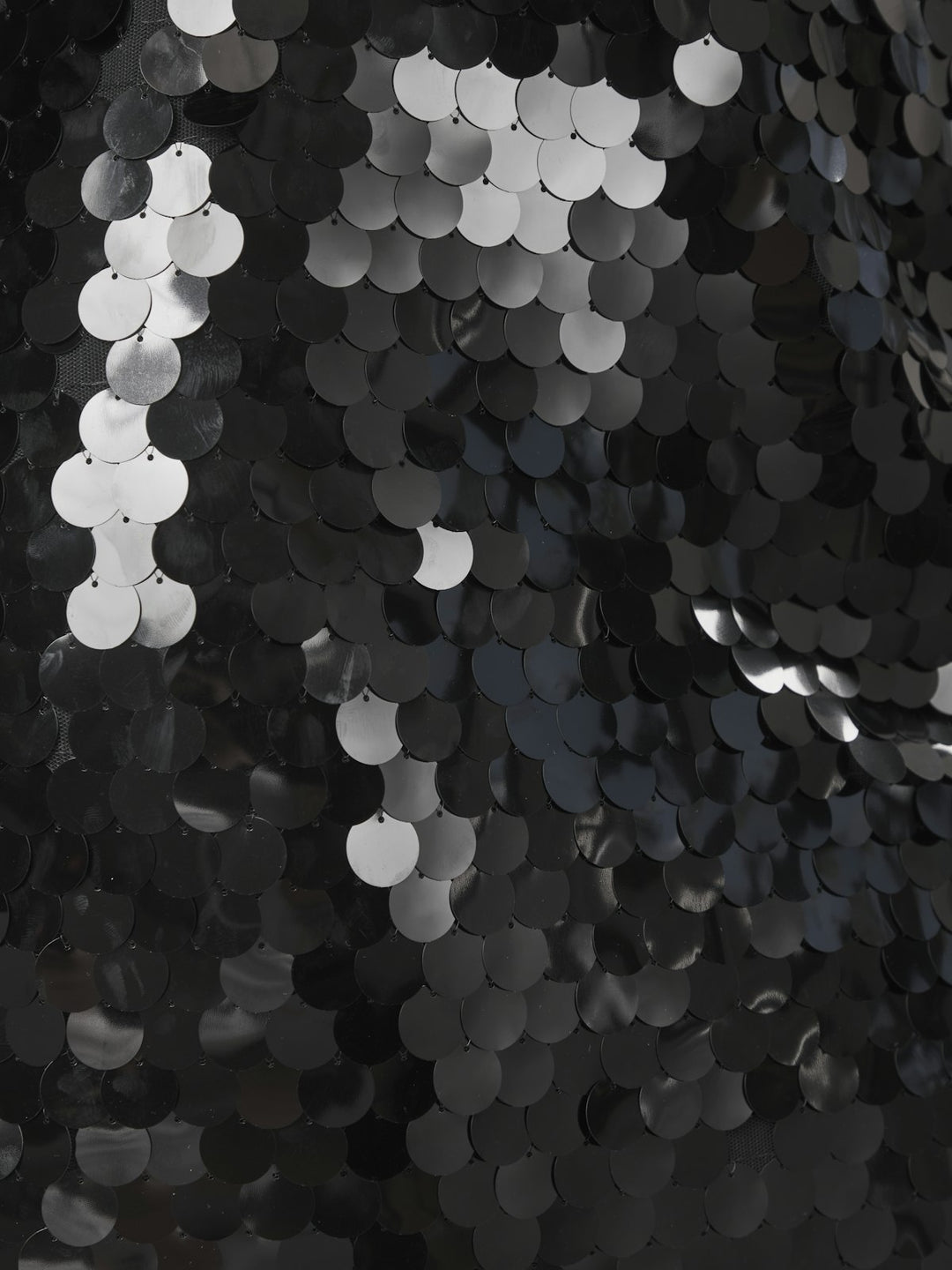 Miva Big Sequins Skirt  Black