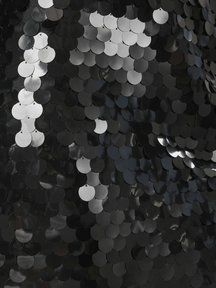 Miva Big Sequins Skirt  Black