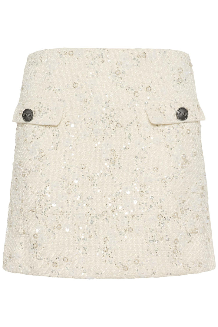 Chanaya MW Skirt  Off White Pearls