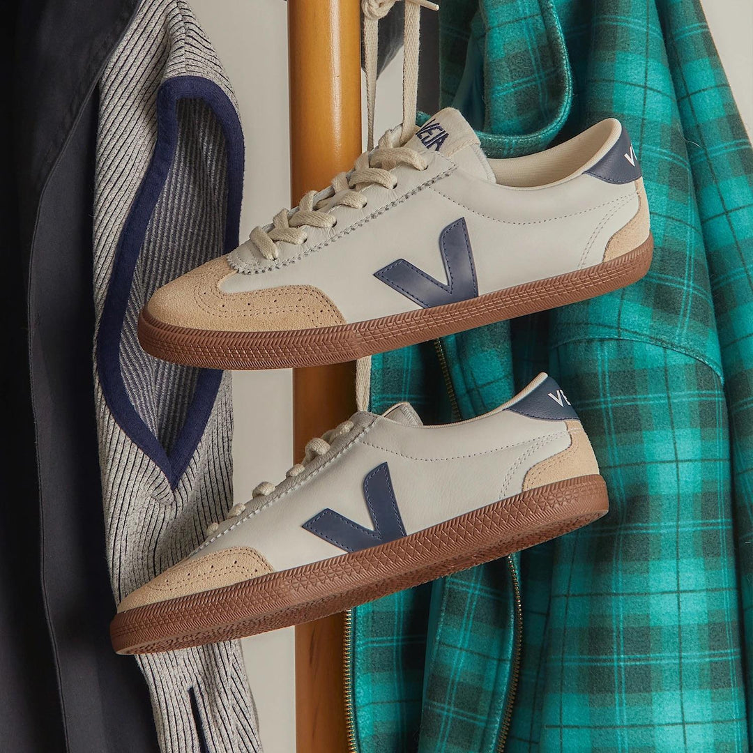 Volley Leather  White_Nautico_Bark