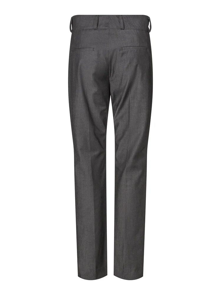 High Waist Trouser  Brown Melange