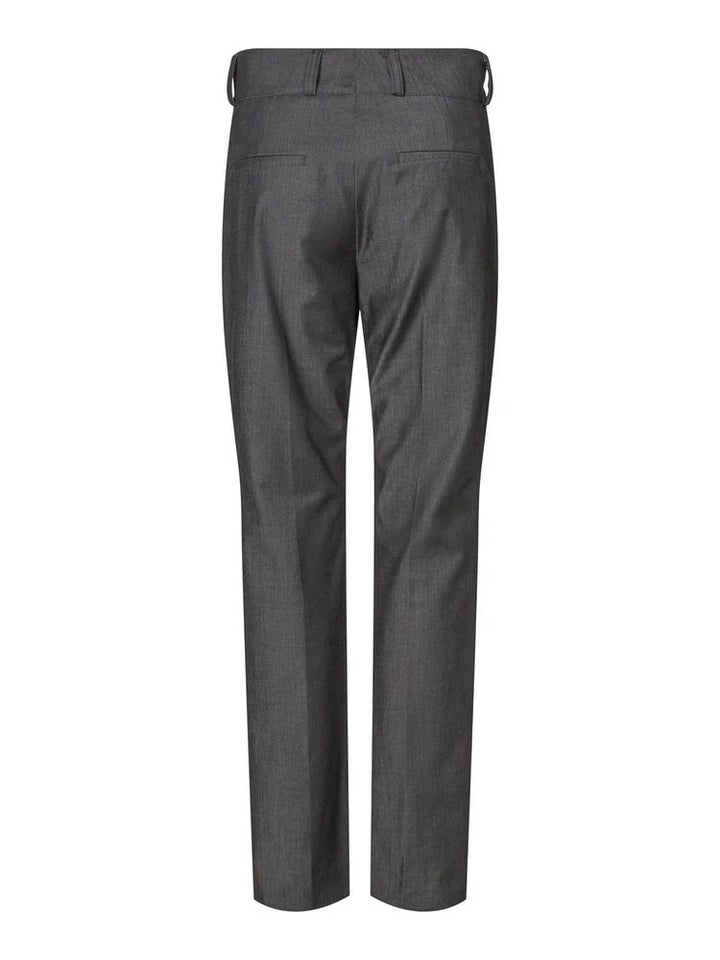 High Waist Trouser  Brown Melange