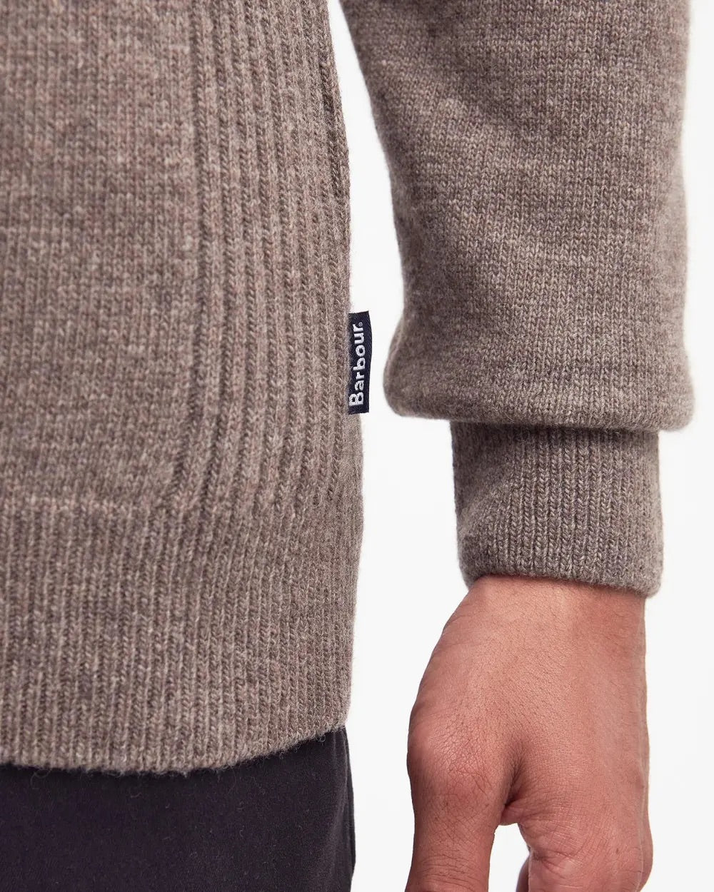Holden Half Zip Knitted Jumper  Military Marl