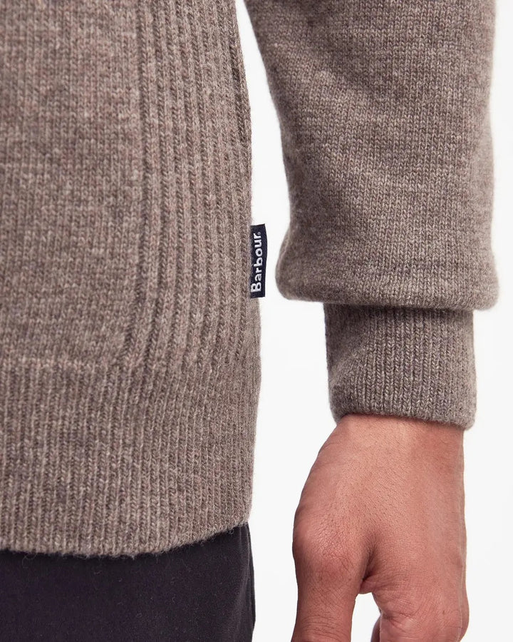 Holden Half Zip Knitted Jumper  Military Marl