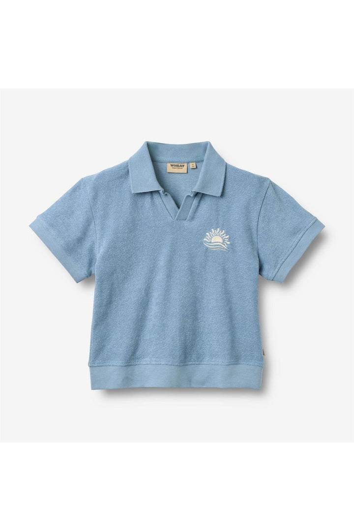 Polo Shirt S/S Marlo  Faded Denim