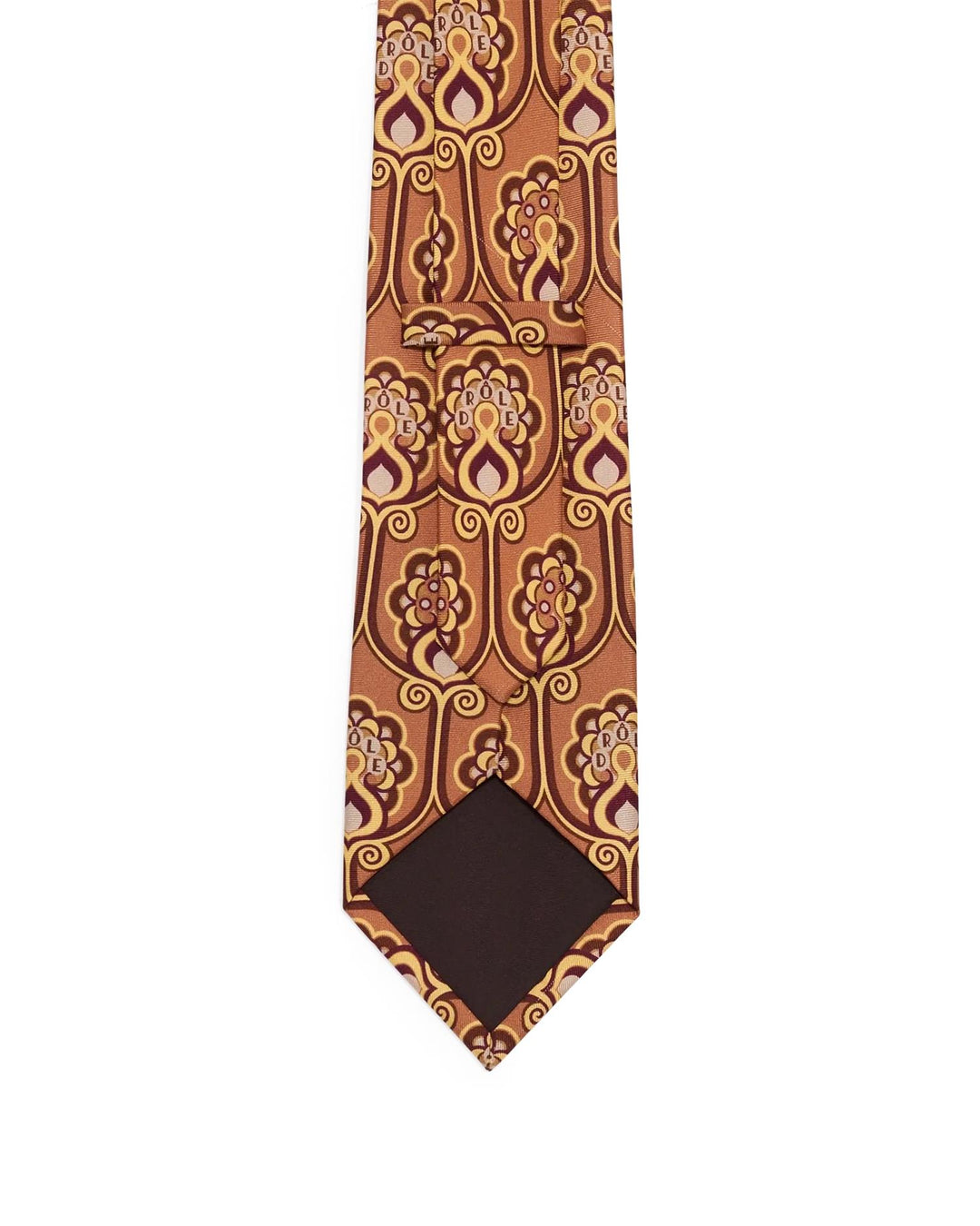 Cravate Tapisserie Florale  Old Pink