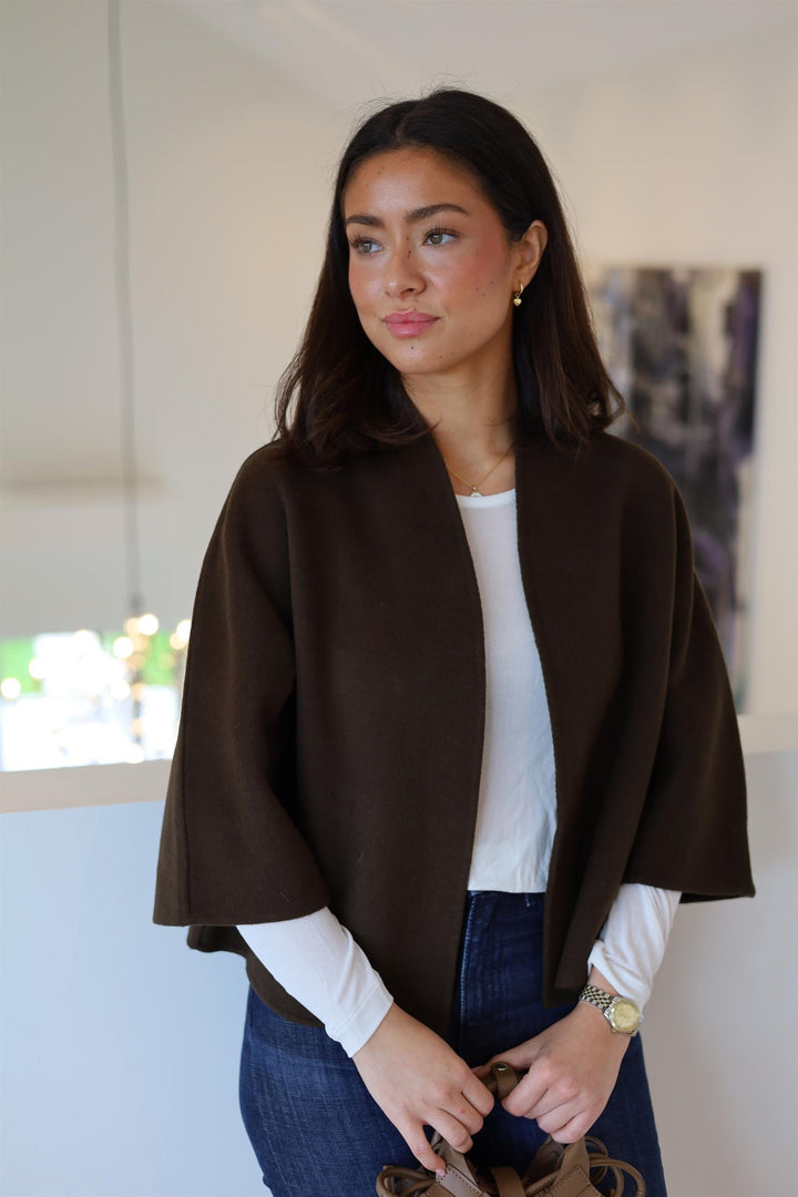 Kira Wool Jacket  Espresso