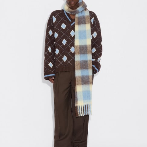 Fresia S  Lt. Blue Check