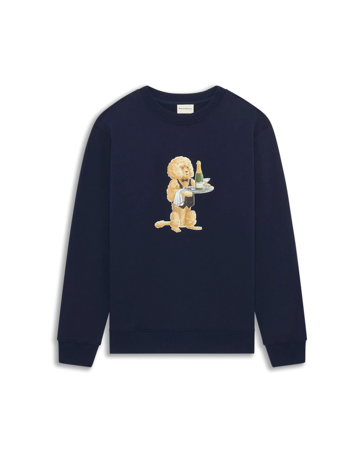 Le Sweatshirt Poodle  Navy