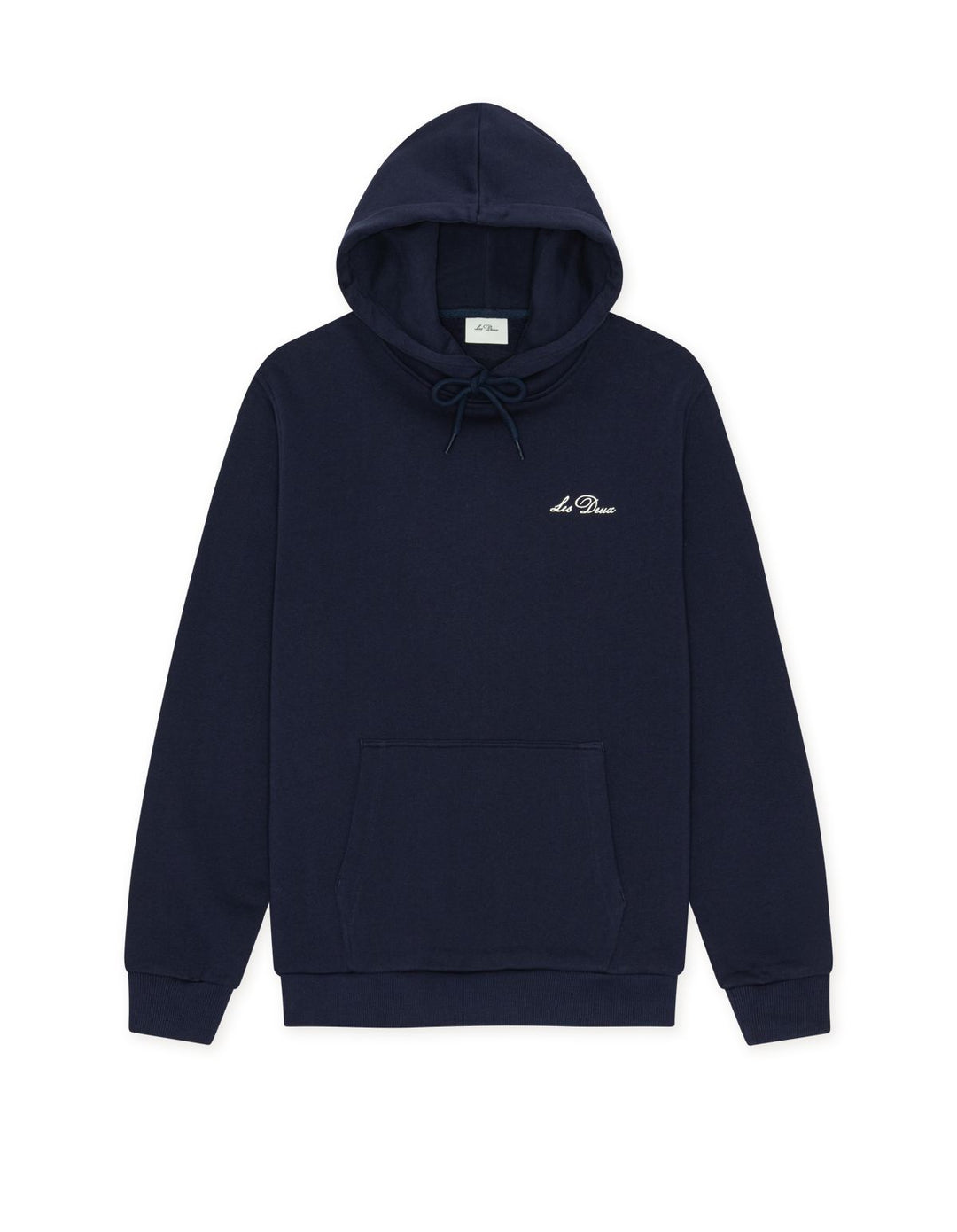 Signature Print Hoodie Dark Navy Blue