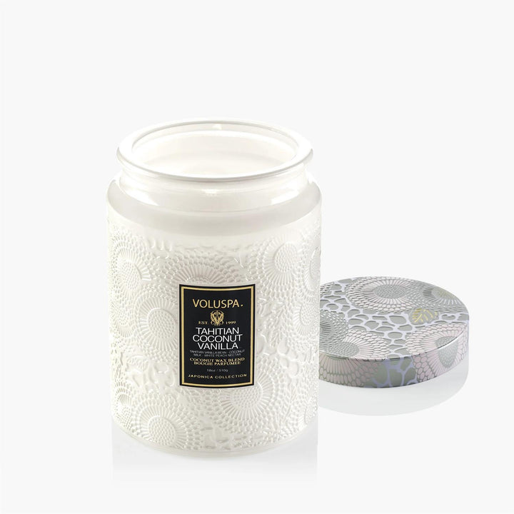 Large Jar Candle  Tahitian Coconut Vanilla