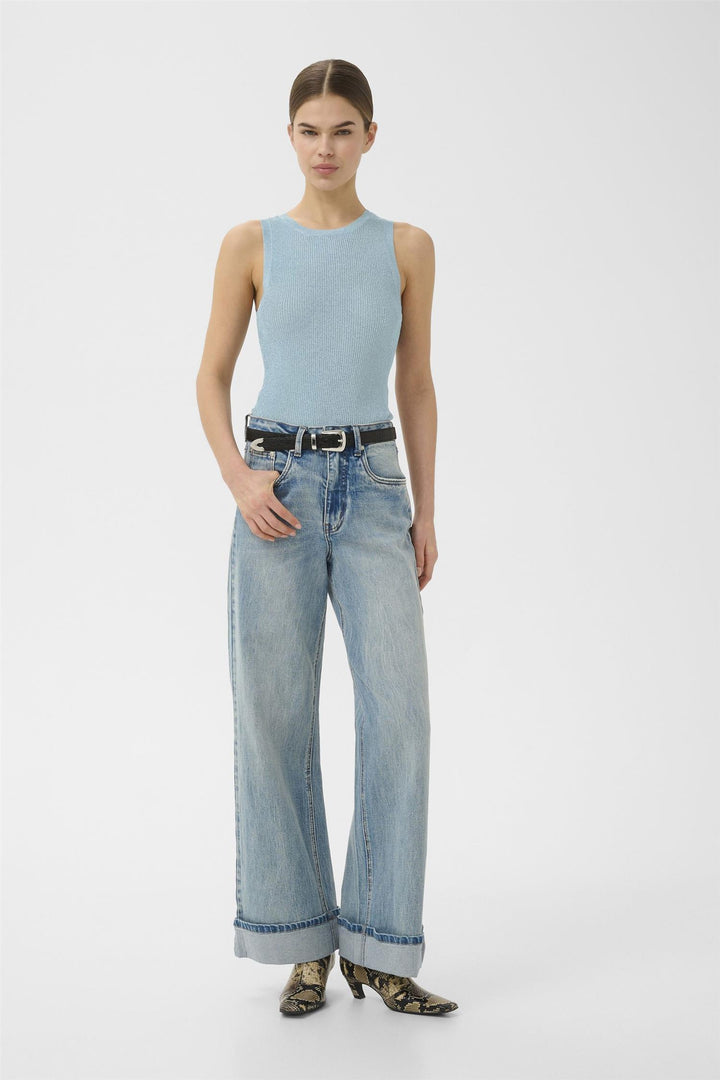 Silvigz Top  Arctic Blue Metallic