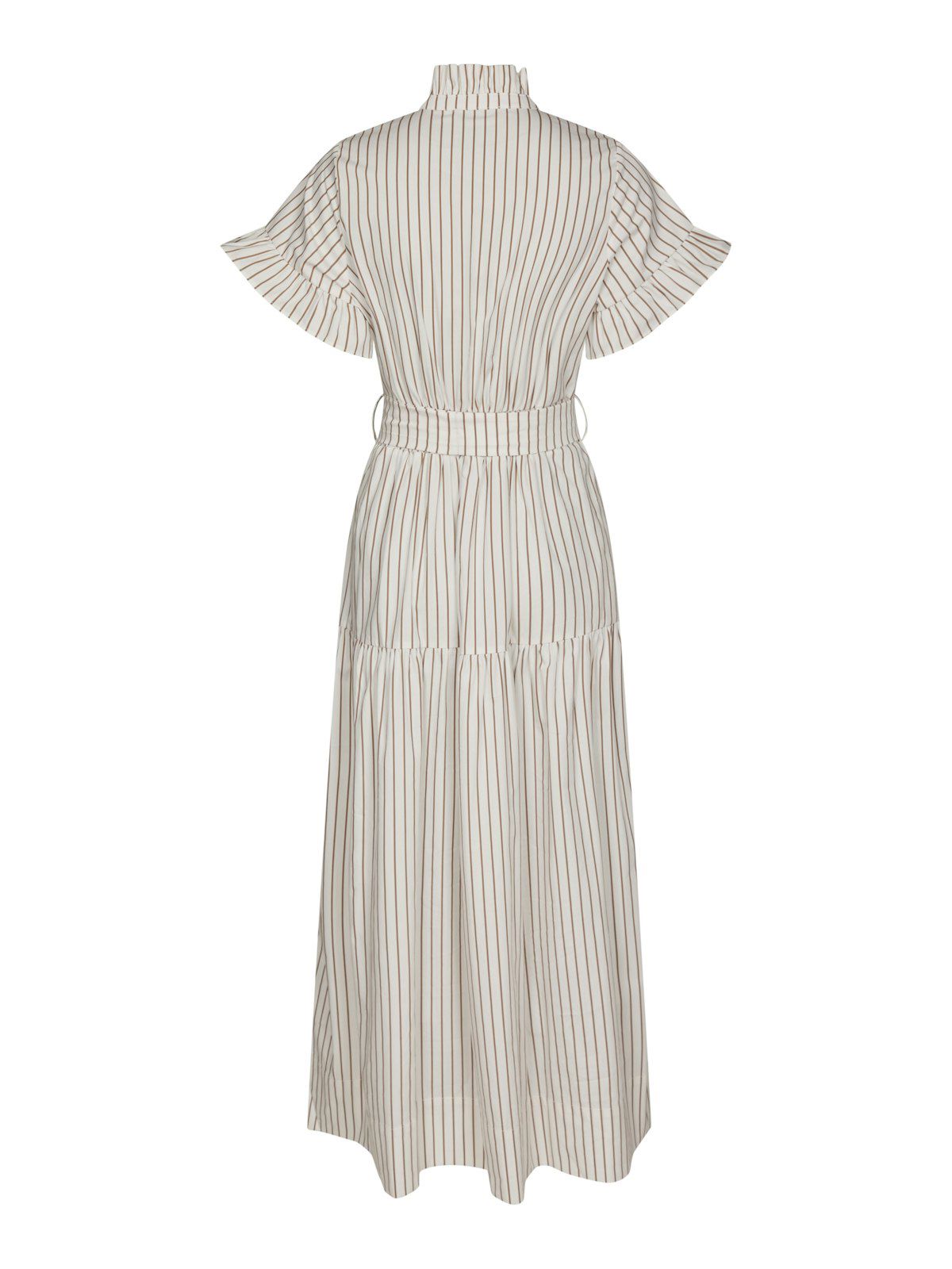Nellie Wide Stripe Dress Ivory – Capone
