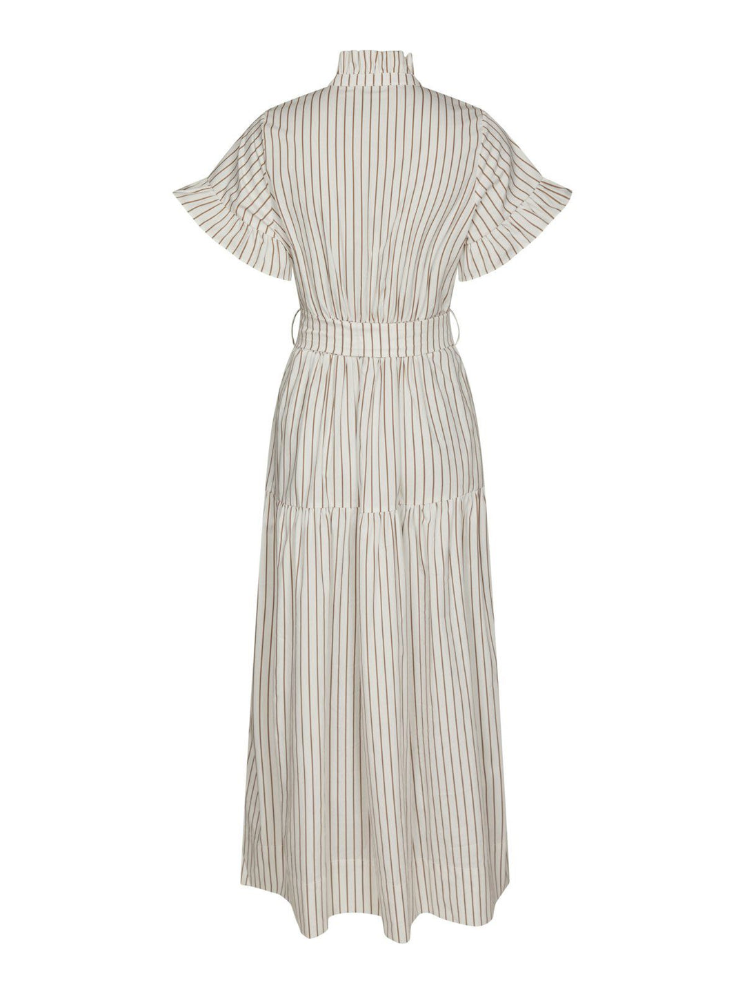 Nellie Wide Stripe Dress  Ivory