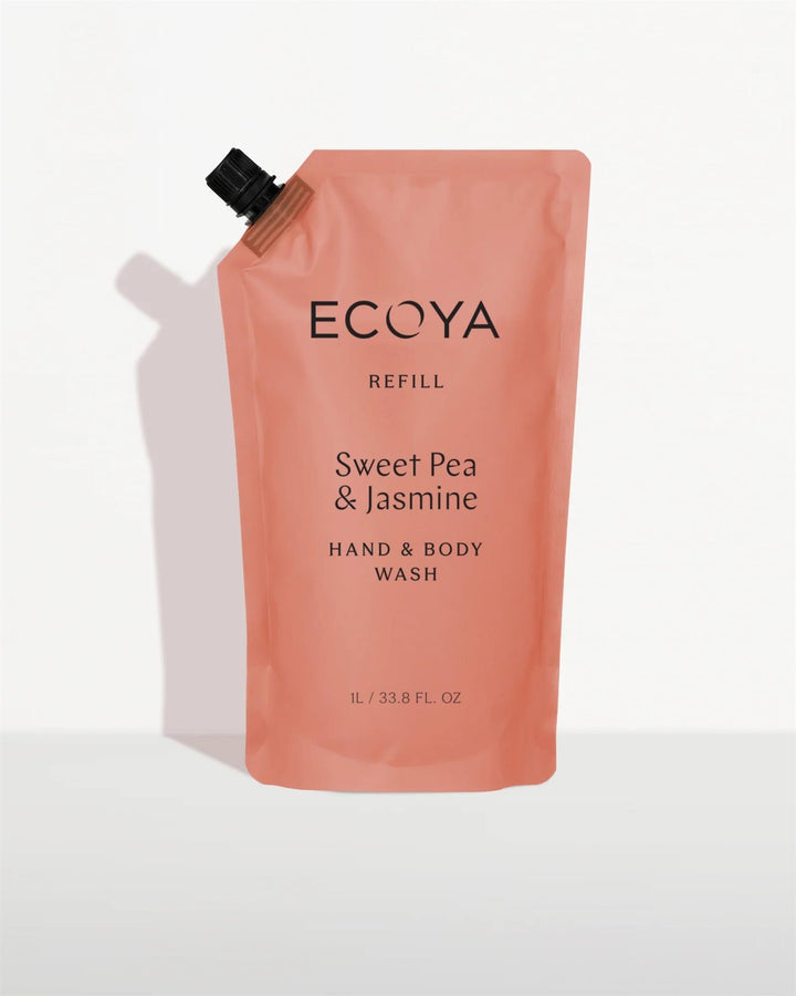 Refill Hand & Body Wash 1000ml  Sweet Pea & Jasmine